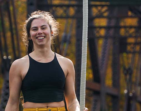 photo of erika radcliffe, a rope coach at NECCA