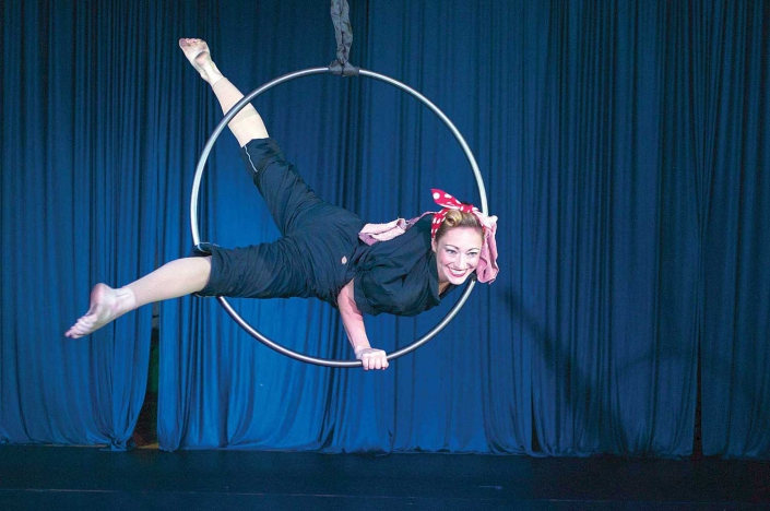 necca-brattleboro-reformer-may-2017-FEAT aerial hoop artist performing on stage
