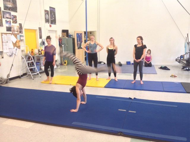 necca-vt-digger-january-2016-FEAT photo of a ProTrack Program student doing a front walkover in acrobatics class