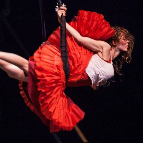 hayley brown on aerial trapeze